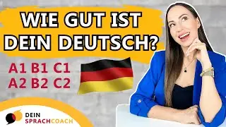 TESTE DEIN DEUTSCH🇩🇪EINSTUFUNGSTEST (Deutschniveau A1 |  A2 | B1 | B2 | C1 | C2)