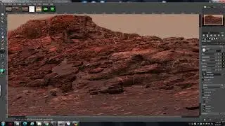 MARS CURIOSITY ROVER- BIOMECHANICAL FORMATIONS-HIDDEN SURFACE DETAILS-research in GIMP.