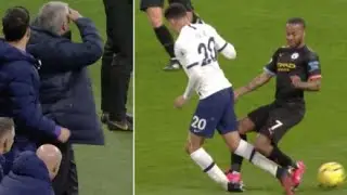 Raheem Sterling Horror Tackle On Dele Alli