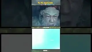 Yu yu hakusho Live action vs Anime Fight Scene