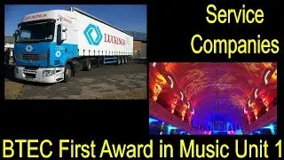 BTEC First Award in Music Unit 1 - Service Companies