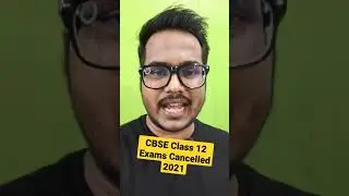The class 12 board exams conducted by CBSE for the academic year 2021 has been cancelled.
