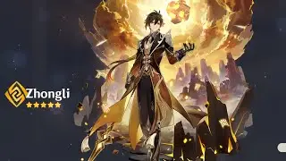Zhongli in 10 Pulls Genshin Impact 4.0
