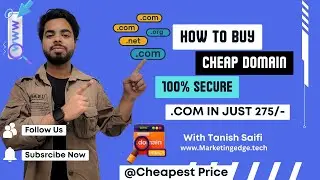 How to Buy Domain at Cheap Price | How to Buy Domain at Cheap Price | .Com Domain at Cheap Price