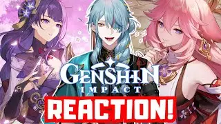 Genshin Impact All Version Trailers FIRST TIME REACTION
