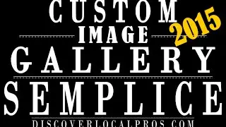 How to add a custom image gallery to the semplice theme