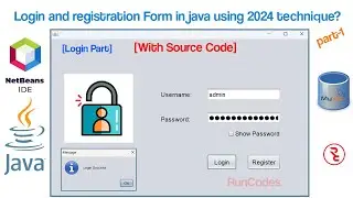 Login and Registration - Java | How to Create a Login Form in Java using Netbeans and MySQL Database