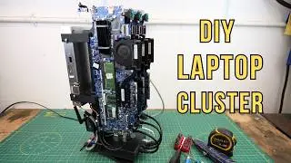 I Built a Cluster From Laptop Motherboards