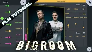 HOW TO MAKE A FAT SUPERSAW/BIGROOM LEAD | FL STUDIO MOBILE TUTORIAL