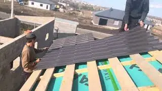 Монтаж металлочерепицы