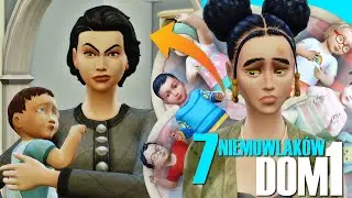 OPIEKA SPOŁECZNA ZABIERA NIEMOWLAKA | 7 NIEMOWLAKÓW W 1 DOMU SIMS 4