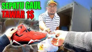 Pasar Bekas AMERIKA,  DAPAT SEPATU SPORT MURAH