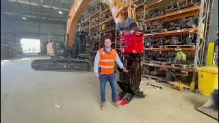 Earthmoving Attachments: Rotating Grab with Scott