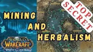 Best Icecrown Route (CRAZY NODES) - Mining and Herbalism #warmane  #wotlk