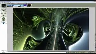 Bryce advanced - fractal lens - by David Brinnen.