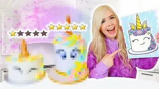 I Ordered UNICORN CAKES From 1 vs. 5 Star Bakeries (RAINBOW UNICORN CAKE)