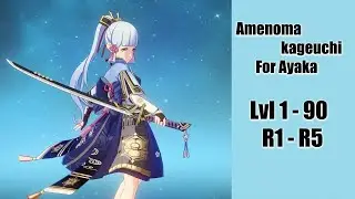 Ayaka X Amenoma kageuchi R1 - R5 // Genshin impact