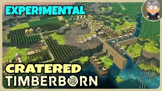 Power! - Cratered Custom Map - Timberborn Gameplay