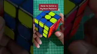 How to solve a Rubik’s cube Python Pattern 