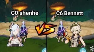 SHENHE vs BENNETT who is the best Support For Ayaka ?Full Team Comp!!