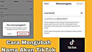 Cara Mengubah Nama Akun TikTok - Terbaru 2024