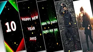 Happy New Year 2023 Status Editing | Happy New Year 2023 Video Editing In Kinemaster | New Year 2023