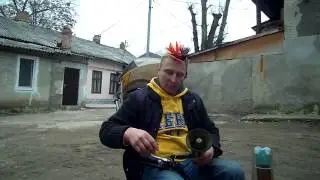 Коляска во дворе поздравление Ирульки.