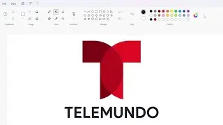 How to draw a Telemundo logo using MS Paint | How to draw on your computer