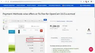 Payment Methods wise offers or fix Fee for OpenCart 3.0.3.x.ocmod