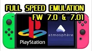 Nintendo Switch running PlayStation Games at full speed with RetroArch+Overclocking