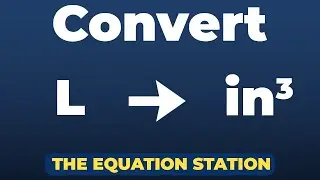 How to convert liters to cubic inches | Physics Practice Problem
