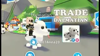 😅😜😏 THIS IS A MIRACLE! What people trade for a Dalmatian. Dream pet for a friend in Adopt Me Roblox