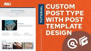 Services Custom Post Type with Page Template Design Using GeneratePress & GenerateBlocks