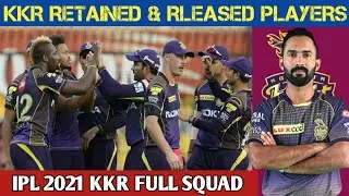 IPL 2021 : KKR Retained & Released Players List | Full List Of KKR Released & Retained Players