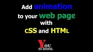 How to add animation to your web page in html and css | HTML | CSS | php | Lec16
