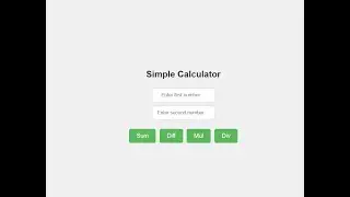 How to Build a Basic Calculator Using JavaScript | Simple Addition ,Subtract,Mul and Div,Function