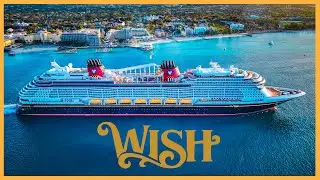 Disney Wish Departs Nassau - 4K