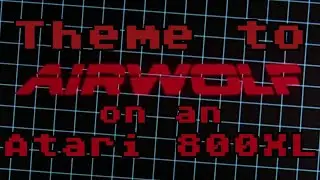 Airwolf title theme in Atari Advanced Music System II