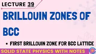 Brillouin Zone Of Bcc |First  Brillouin Zone For Bcc Structures