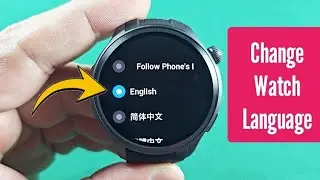 Change Amazfit Watch Language