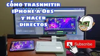 configurar OBS para trasmitir iPhone con capturadora de Video Económica