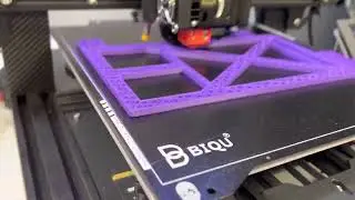 Biqu BX Beast 3D printing a power supply bracket for THE CUBE
