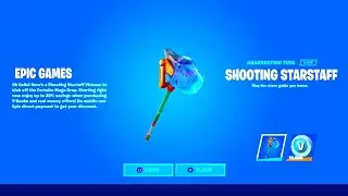How to Get Free SHOOTING STARSTAFF Pickaxe in Fortnite! (MEGA DROP EVENT)