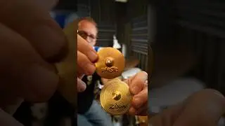 The world’s smallest cymbals! The BIG comparison!!!! Which one is the best??? #drums #funny