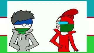 Сборник мемов с Узбекистаном countryhumans 5