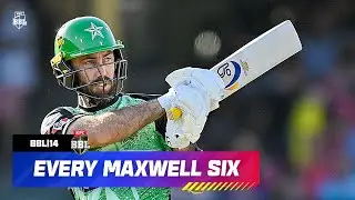 Every Glenn Maxwell SIX!  