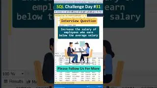 SQL Challenge Day #31 In Telugu | Interview Question తెలుగులో #sql