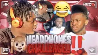 HEADPHONES CHALLENGE WITH @sturdyyoungin 🙉😂‼️