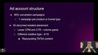 Ad account structure + custom conversions
