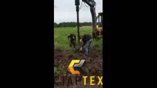 ГИДРОБУР ЯМОБУР НА ЭКСКАВАТОРЕ